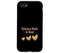 Custodia per iPhone SE (2020) / 7/8 Pollo Matematica Troppi Polli Backyard Pollame Humor Flock