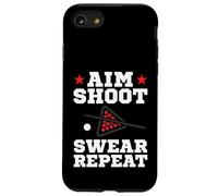 Custodia per iPhone SE (2020) / 7/8 Pool Playing Aim Shoot Swear Repeat Pool Playing Billiards