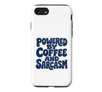 Custodia per iPhone SE (2020) / 7/8 Powered by Coffee and Sarcasm - Divertente regalo umoristico per insegnante