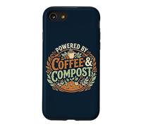 Custodia per iPhone SE (2020) / 7/8 Powered By Coffee & Compost Funny Gardener