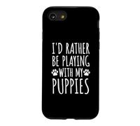 Custodia per iPhone SE (2020) / 7/8 Preferirei giocare con i cuccioli - Proprietari di animali domestici Love & Paws