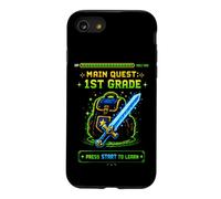 Custodia per iPhone SE (2020) / 7/8 Prima elementare Main Quest 1st Grade videogioco Ritorno a scuola