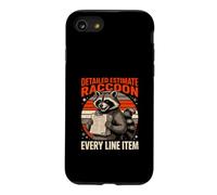 Custodia per iPhone SE (2020) / 7/8 Procione stima dettagliata Ogni umorismo articolo riga