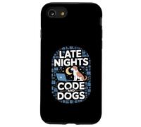 Custodia per iPhone SE (2020) / 7/8 Programmatore Late Nights Code And Dogs Amante dei cani