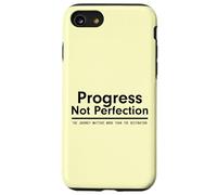 Custodia per iPhone SE (2020) / 7/8 Progress Not Perfection Inspirational Self Improvement