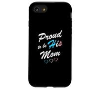 Custodia per iPhone SE (2020) / 7/8 Proud To Be His Mom Transgender Pride Flag Trans Figlo