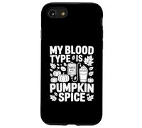 Custodia per iPhone SE (2020) / 7/8 Pumpkin Spice Il mio gruppo sanguigno è Pumpkin Spice Coffee Lovers
