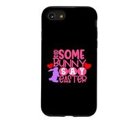 Custodia per iPhone SE (2020) / 7/8 Qualche coniglietto ha detto alle uova di Pasqua cacciare le ragazze della domenica