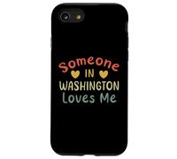 Custodia per iPhone SE (2020) / 7/8 Qualcuno a Washington mi ama Retro Stati Uniti d'America