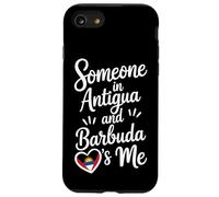 Custodia per iPhone SE (2020) / 7/8 Qualcuno Ad Antigua E Barbuda Mi Ama Bandiera Del Cuore