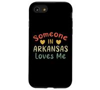 Custodia per iPhone SE (2020) / 7/8 Qualcuno in Arkansas mi ama Retro Stati Uniti d'America