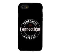 Custodia per iPhone SE (2020) / 7/8 Qualcuno In Connecticut Mi ama Grunge Stato Retrò