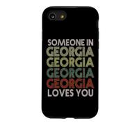 Custodia per iPhone SE (2020) / 7/8 Qualcuno in Georgia ti ama State Retro Vintage