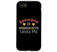 Custodia per iPhone SE (2020) / 7/8 Qualcuno in Massachusetts mi ama Retro USA Stato USA