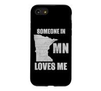 Custodia per iPhone SE (2020) / 7/8 Qualcuno in Minnesota mi ama Retro US State Cool