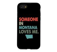 Custodia per iPhone SE (2020) / 7/8 Qualcuno in Montana mi ama in stile retrò negli Stati Uniti