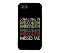 Custodia per iPhone SE (2020) / 7/8 Qualcuno in Wisconsin mi manca State Retro Vintage
