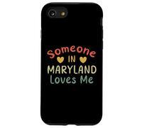Custodia per iPhone SE (2020) / 7/8 Qualcuno nel Maryland mi ama Retro Stati Uniti d'America