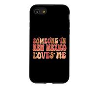 Custodia per iPhone SE (2020) / 7/8 Qualcuno nel New Mexico mi ama Groovy Retro Vintage
