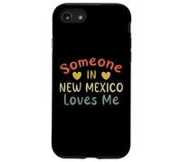 Custodia per iPhone SE (2020) / 7/8 Qualcuno nel New Mexico mi ama Retro USA State US