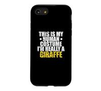 Custodia per iPhone SE (2020) / 7/8 Questo è il mio costume umano I'm Really a Giraffe