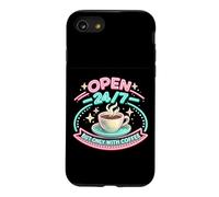 Custodia per iPhone SE (2020) / 7/8 Realizzato da Coffee Vintage Cafe Sign Graphic