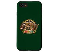 Custodia per iPhone SE (2020) / 7/8 Reggae musica Capybara Island Shiba-Inu e scimmia come nastro