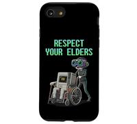 Custodia per iPhone SE (2020) / 7/8 Respect Your Elders Retro Computer Gamer Girl Fun VR Gaming