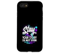 Custodia per iPhone SE (2020) / 7/8 Resta la tua storia non è oltre la consapevolezza della prevenzione del suicidio