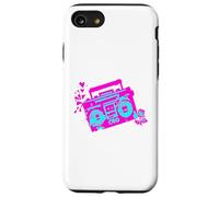 Custodia per iPhone SE (2020) / 7/8 Retro 80s 90s Boom-box Vintage Cassette Player Graphic Tee