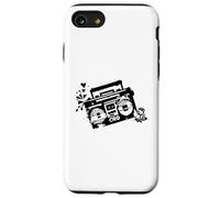 Custodia per iPhone SE (2020) / 7/8 Retro 80s 90s Boom-box Vintage Cassette Player Graphic Tee