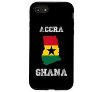 Custodia per iPhone SE (2020) / 7/8 Retro Accra Ghana Distressed Ghana Bandiera