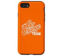 Custodia per iPhone SE (2020) / 7/8 Retro LET'S GO ORANGE TEAM Varsity War Game Day Spirit Week