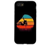 Custodia per iPhone SE (2020) / 7 / 8 Retro Vintage Rock Climbing Wear Boulder Climber Girl