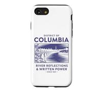 Custodia per iPhone SE (2020) / 7/8 Riflessi del Fiume di Washington D.C. e Potere Scritto