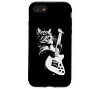 Custodia per iPhone SE (2020) / 7/8 Rock Cat Playing Guitar - Funny Guitar Cat