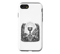 Custodia per iPhone SE (2020) / 7/8 Sacro Graal Leggenda Arturiana Sacro Calice Line Art