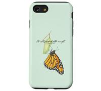 Custodia per iPhone SE (2020) / 7/8 Salmo 1388 Farfalla Fede Cristiana Scrittura Religiosa