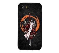 Custodia per iPhone SE (2020) / 7/8 Samurai Giapponese, Oni Demon, Sakura, Spada Katana