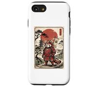 Custodia per iPhone SE (2020) / 7/8 Samurai Red Panda Japanese Vintage Funny Gifts Graphic Art