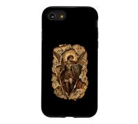 Custodia per iPhone SE (2020) / 7/8 San Michele Arcangelo Medievale Guerriero Sacro Icona Arte