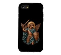 Custodia per iPhone SE (2020) / 7/8 San Michele Arcangelo Medievale Spada Sacra Guerriero Arte