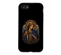Custodia per iPhone SE (2020) / 7/8 San Michele Arcangelo Ornato Medievale Icona Sacra Arte