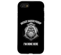 Custodia per iPhone SE (2020) / 7/8 Sasquatch Bigfoot UFO Initiate Saucer Pickup I'm Done Here