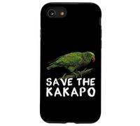 Custodia per iPhone SE (2020) / 7/8 Save The Kakapo Parrot Nuova Zelanda Kakapo Bird
