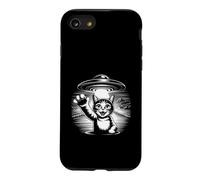 Custodia per iPhone SE (2020) / 7/8 Scena di rapimento di gatti UFO spaziali