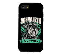 Custodia per iPhone SE (2020) / 7/8 Schnauzer Streetwear - Design multilingue per proprietari di cani