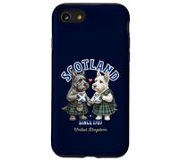 Custodia per iPhone SE (2020) / 7/8 Scotch Terrier Cani Tazza Amore Caffè Bandiera Scozia