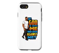 Custodia per iPhone SE (2020) / 7/8 Se Dio è con me chi può essere contro di me Padre Nero Re