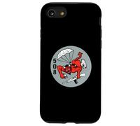 Custodia per iPhone SE (2020) / 7/8 Seconda Guerra Mondiale 508th Airborne Red Devils Vintage WW2